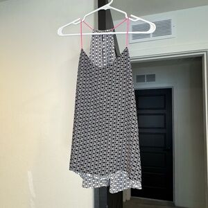 Express Reversible Geometric Black and White Top